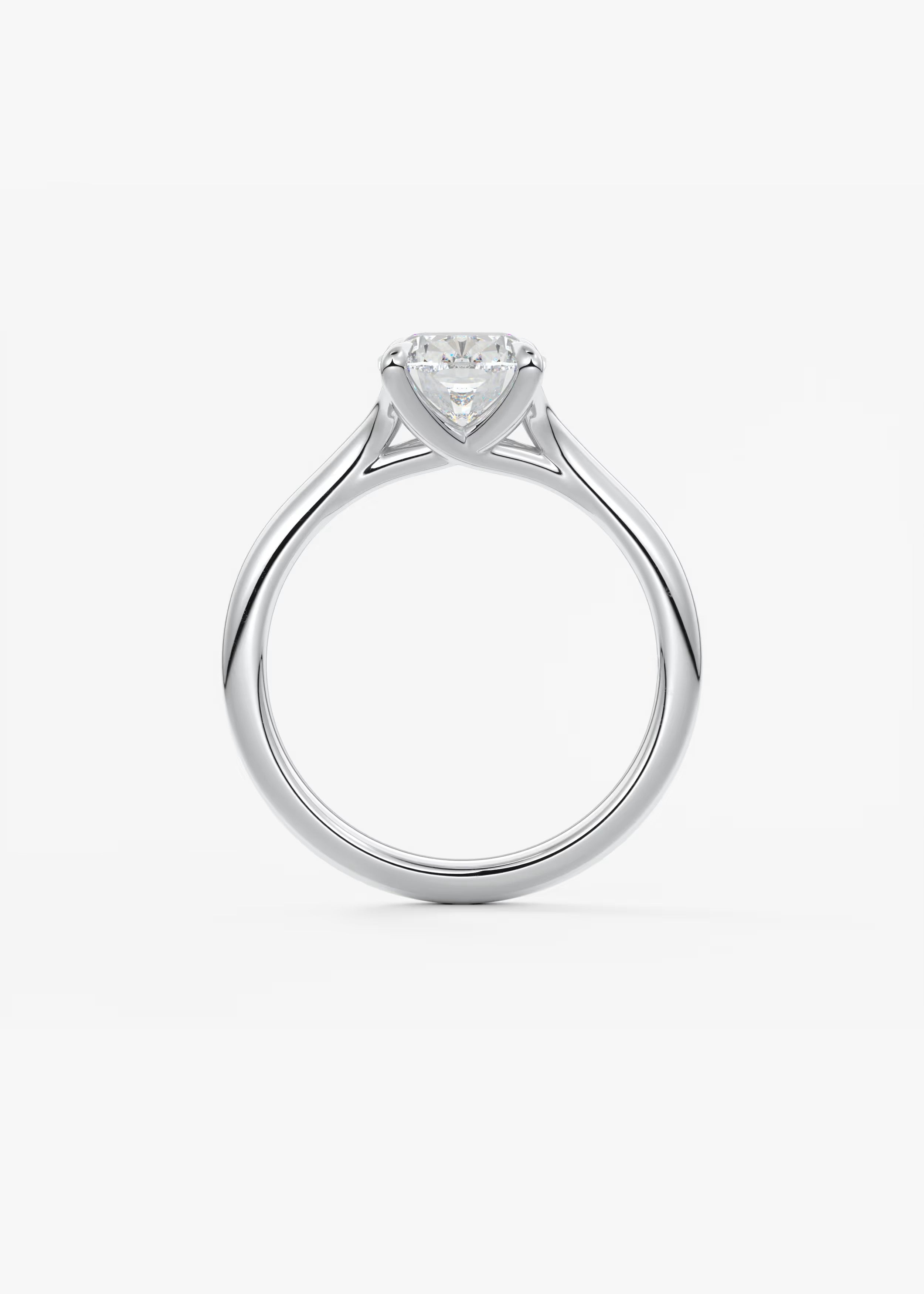 Cassia – Elongated Cushion Solitaire Engagement Ring