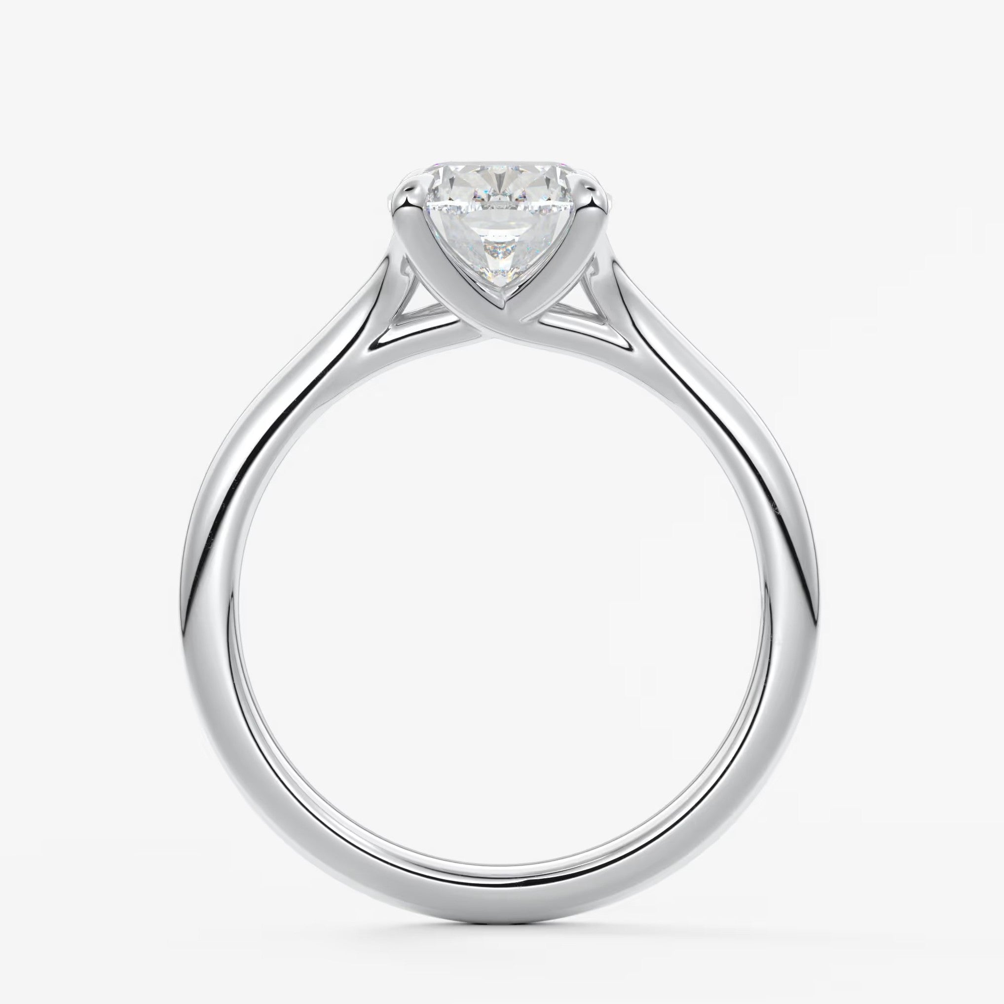 Cassia – elongated cushion solitaire engagement ring