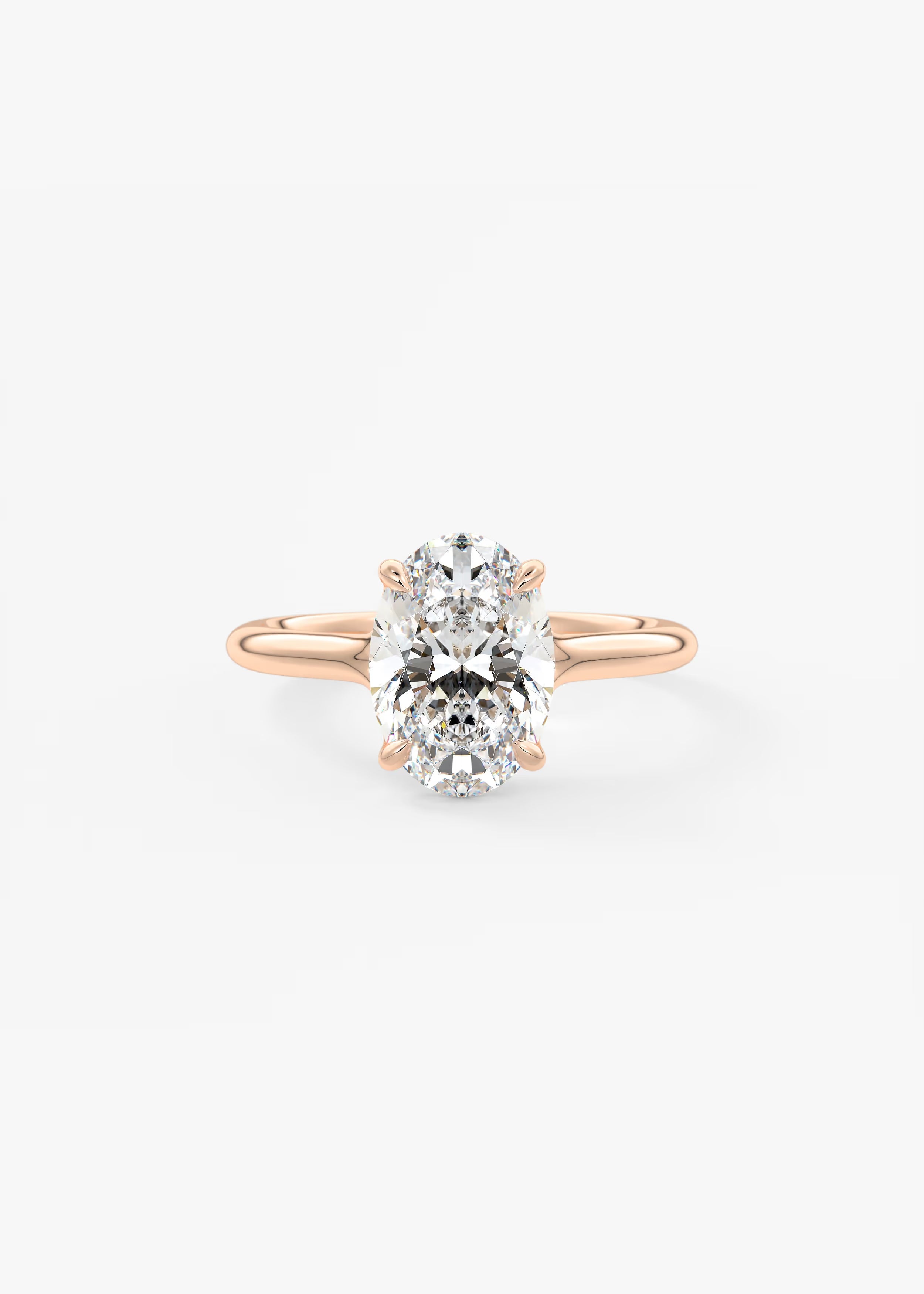 Cassia – Oval Solitaire Engagement Ring