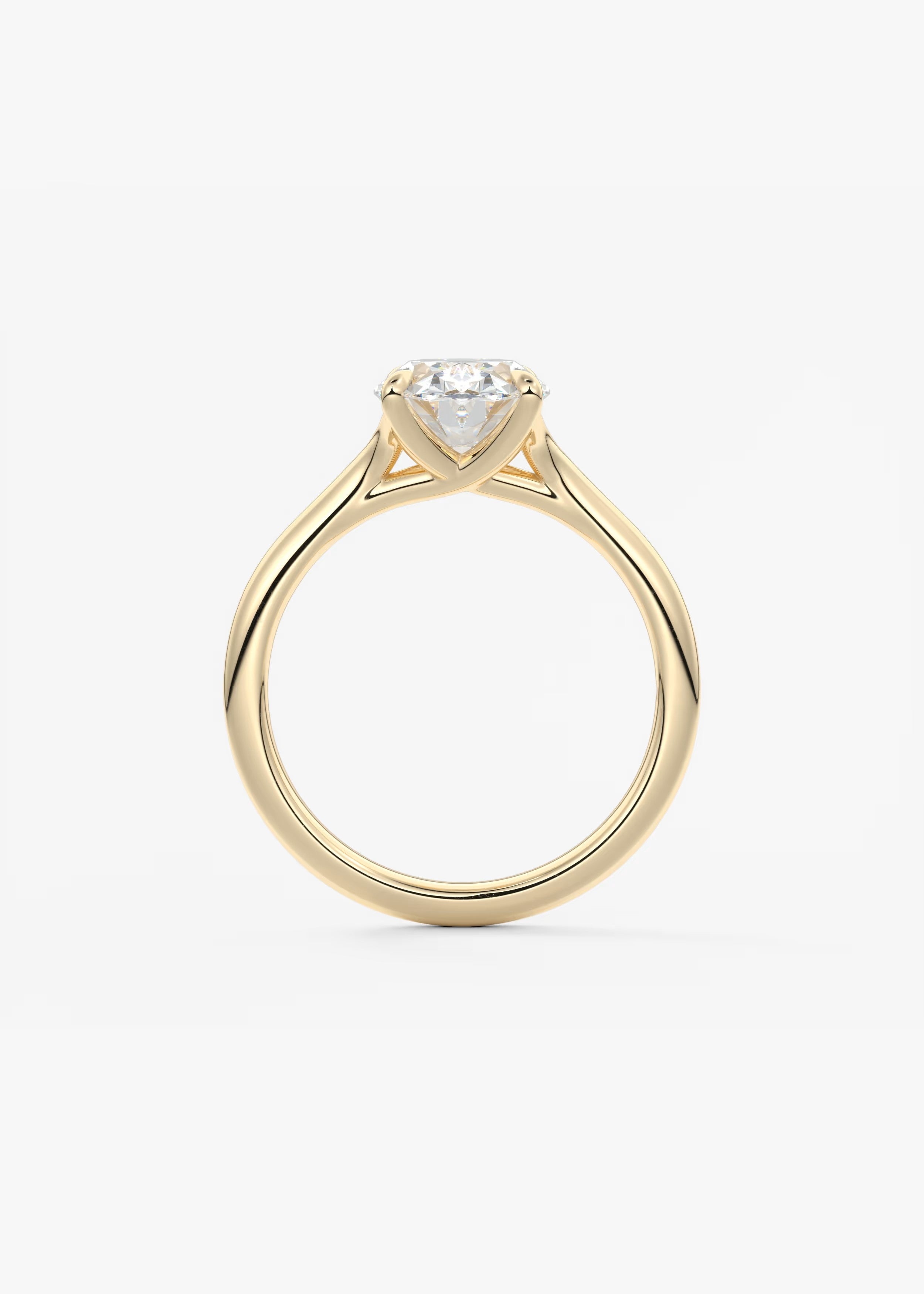Cassia – Oval Solitaire Engagement Ring