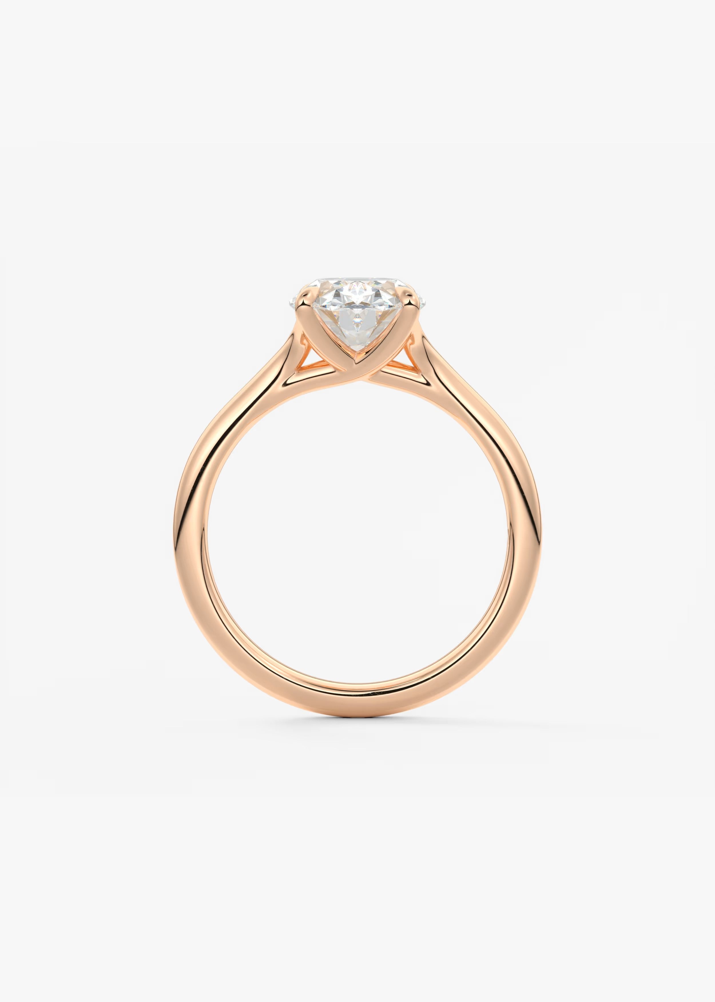 Cassia – Oval Solitaire Engagement Ring