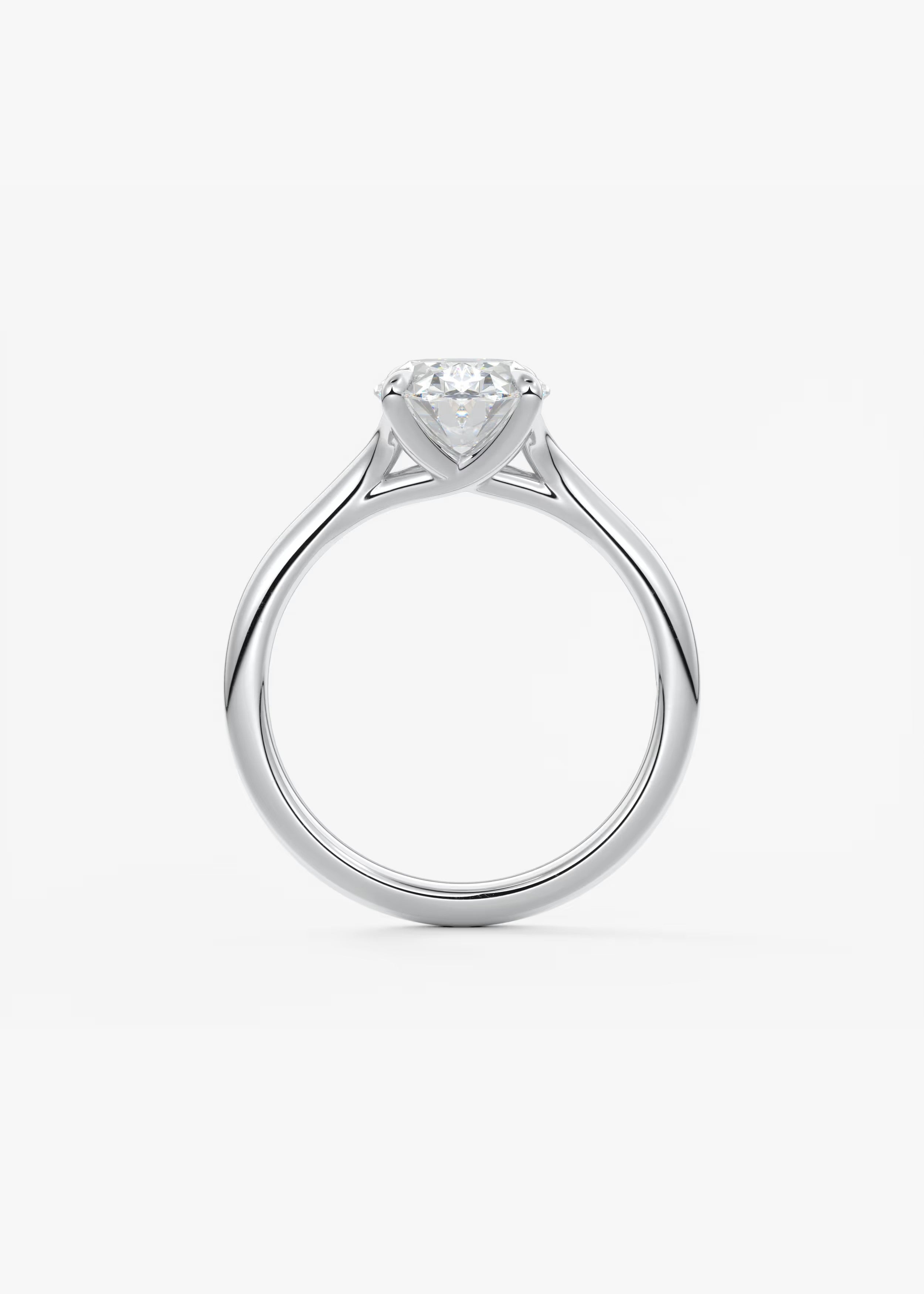 Cassia – Oval Solitaire Engagement Ring