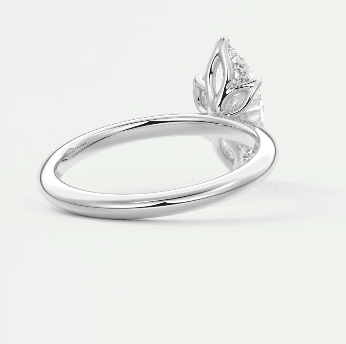 Celestia Marquise Solitaire Ring – Lab Diamond or Moissanite (6 Prongs)