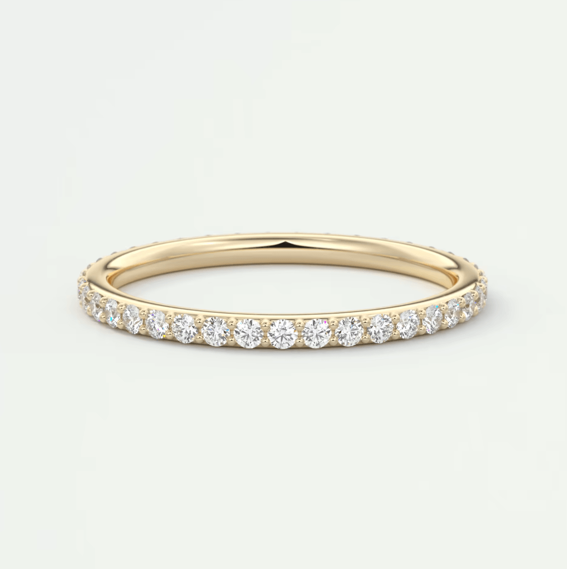 Lunara Eternity Band – 1.6mm Lab-Grown or Natural Diamonds