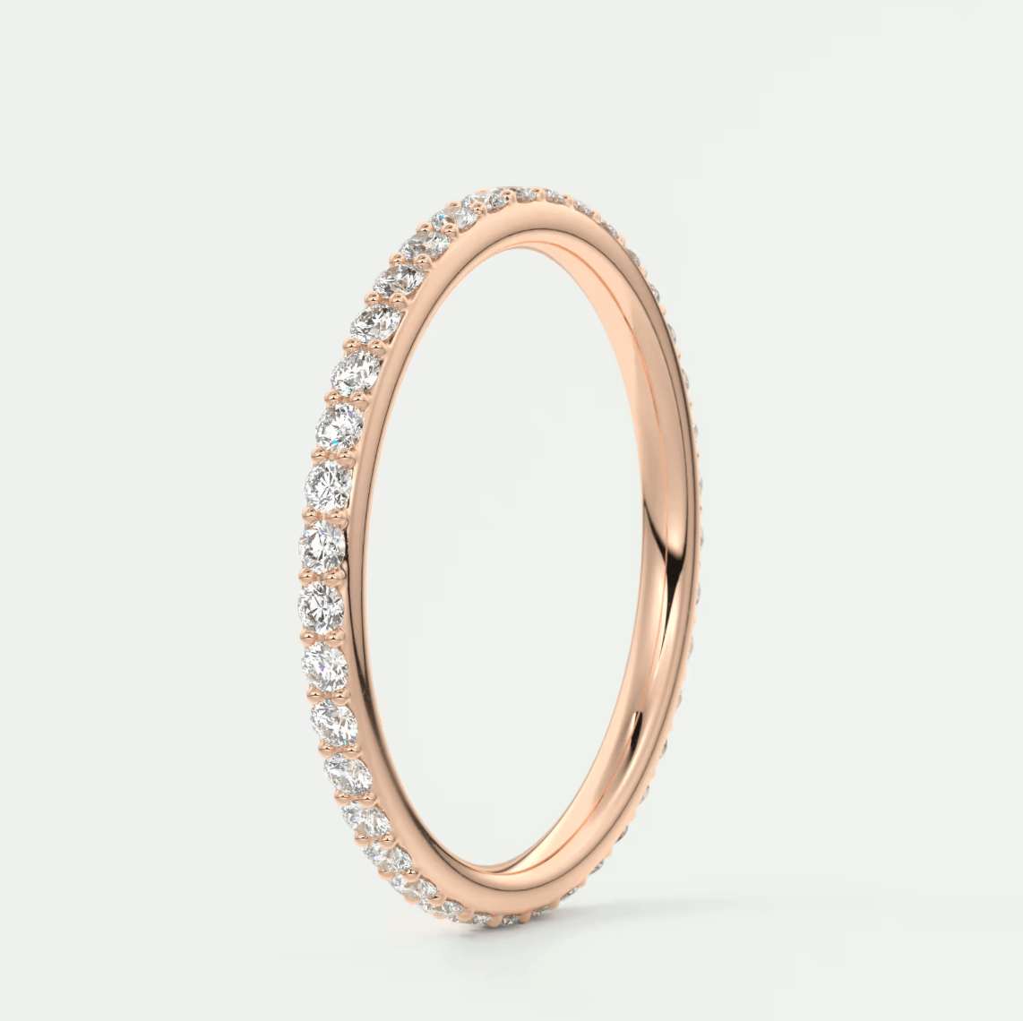 Lunara Eternity Band – 1.6mm Lab-Grown or Natural Diamonds
