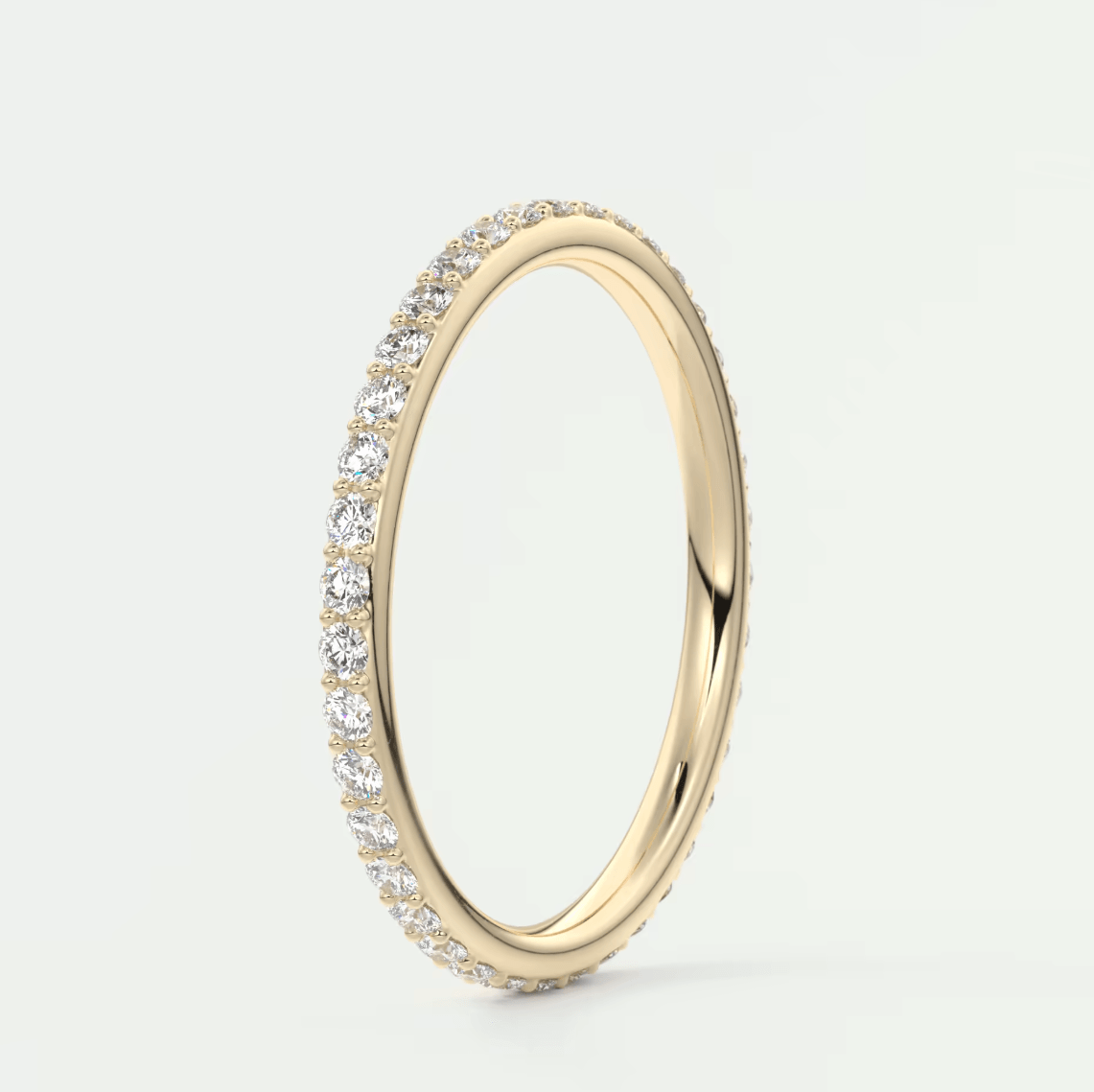 Lunara Eternity Band – 1.6mm Lab-Grown or Natural Diamonds