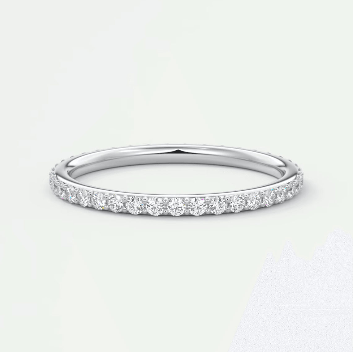 Lunara Eternity Band – 1.6mm Lab-Grown or Natural Diamonds