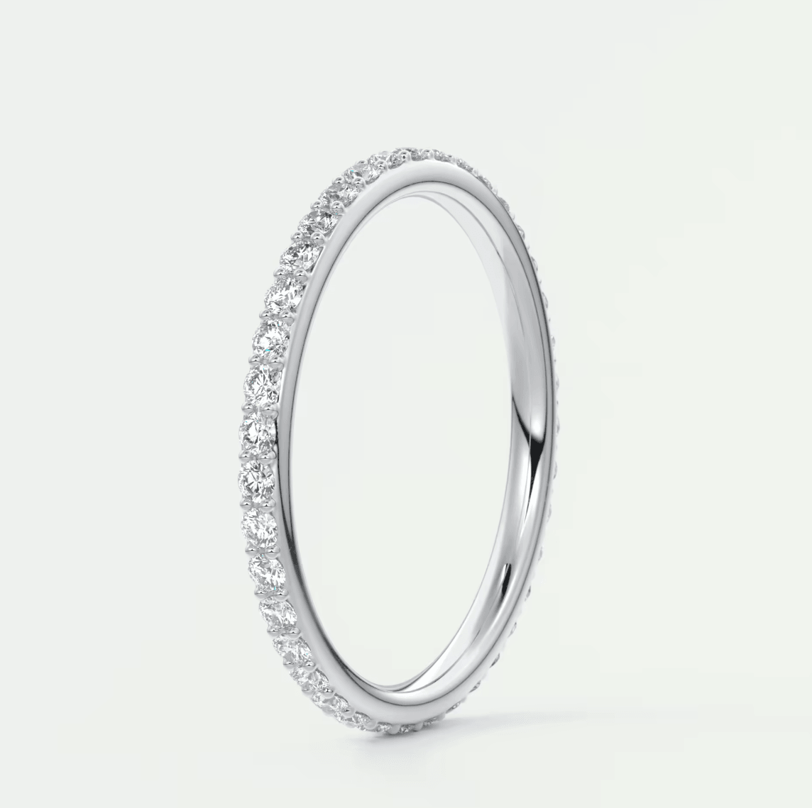 Lunara Eternity Band – 1.6mm Lab-Grown or Natural Diamonds