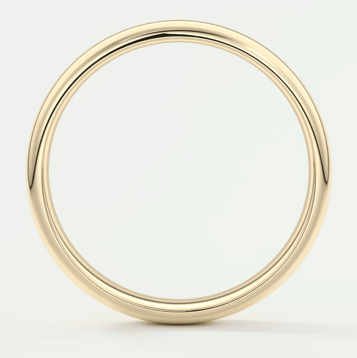 Alden 4.5mm Round Wedding Band – 18K Gold or Platinum