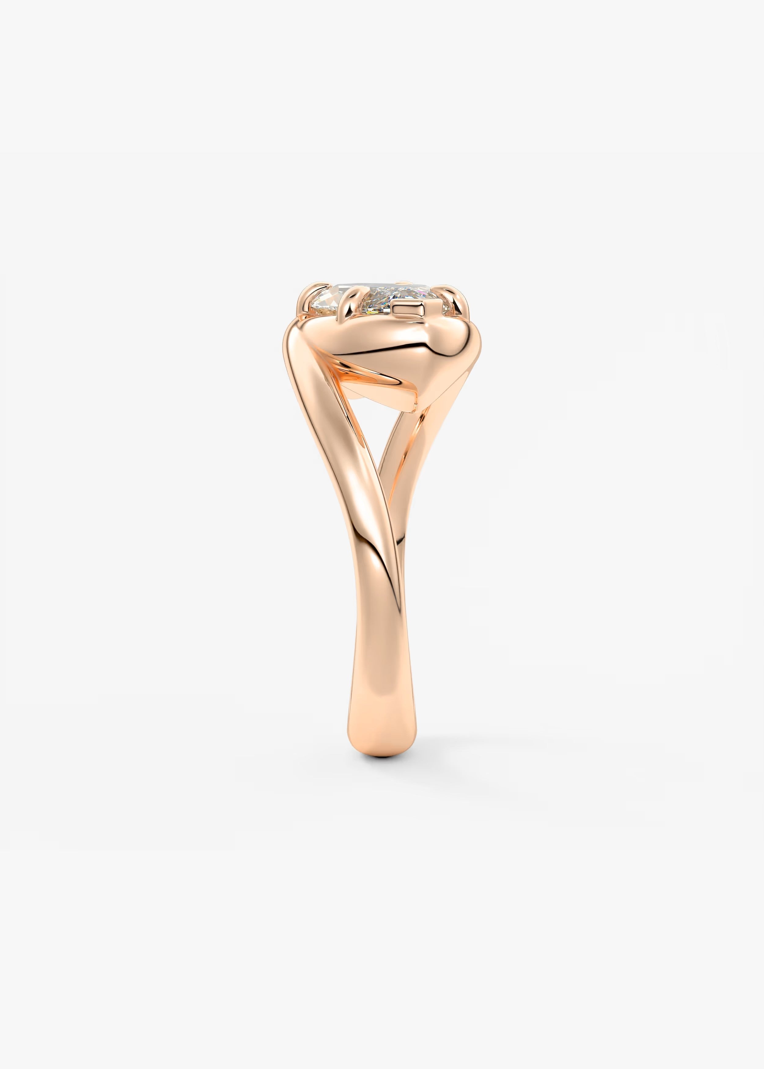 The Flow – East-West Marquise Engagement Ring