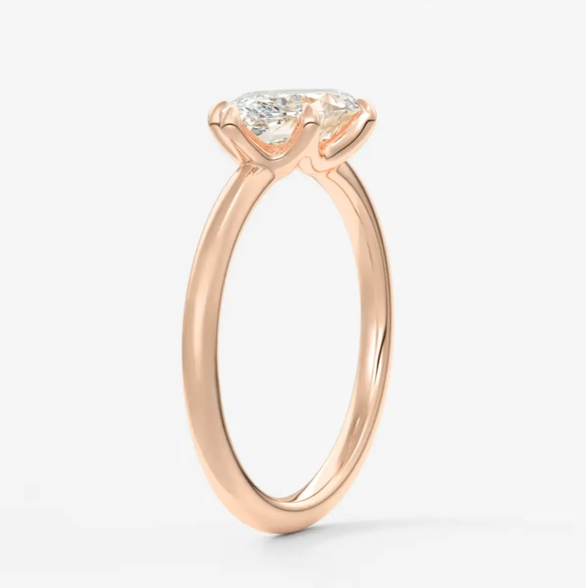 Custom made aura east-west marquise glide solitaire ring | lab diamond or moissanite –