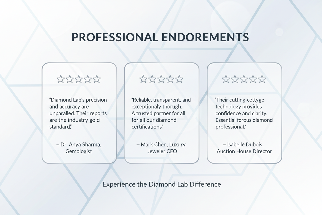 Diamond Lab testimonials