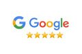 Google Reviews (5 Stars) as logo