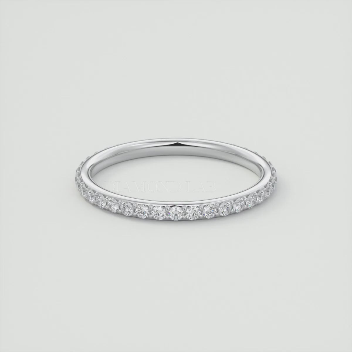 Lunara 1.8mm Eternity Band –  Lab-Grown or Natural Diamonds