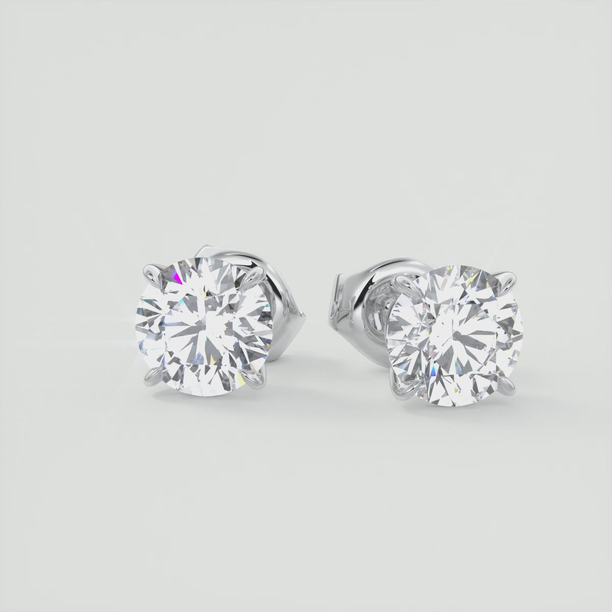 Majestic Brilliance Cathedral Stud Earrings