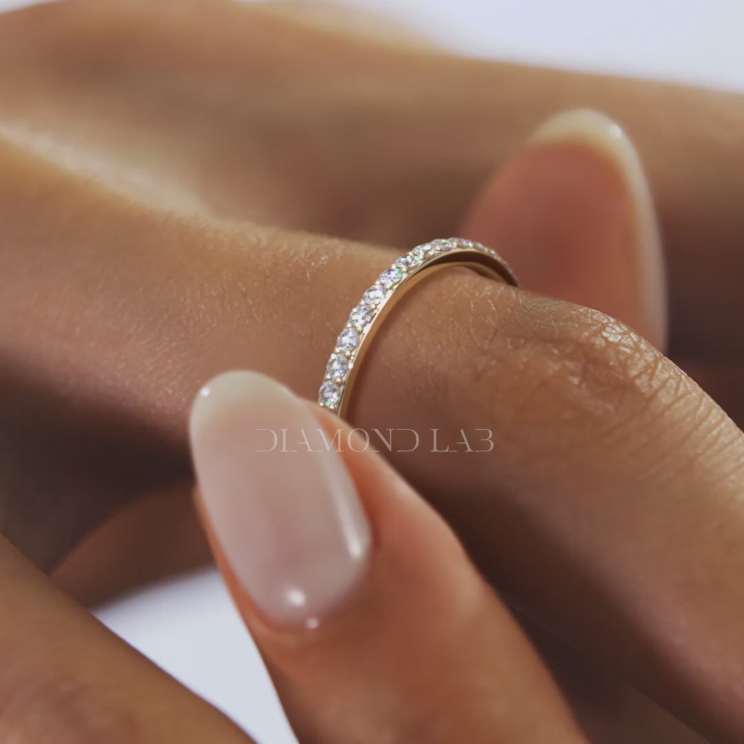 Lunara 1.8mm Eternity Band –  Lab-Grown or Natural Diamonds