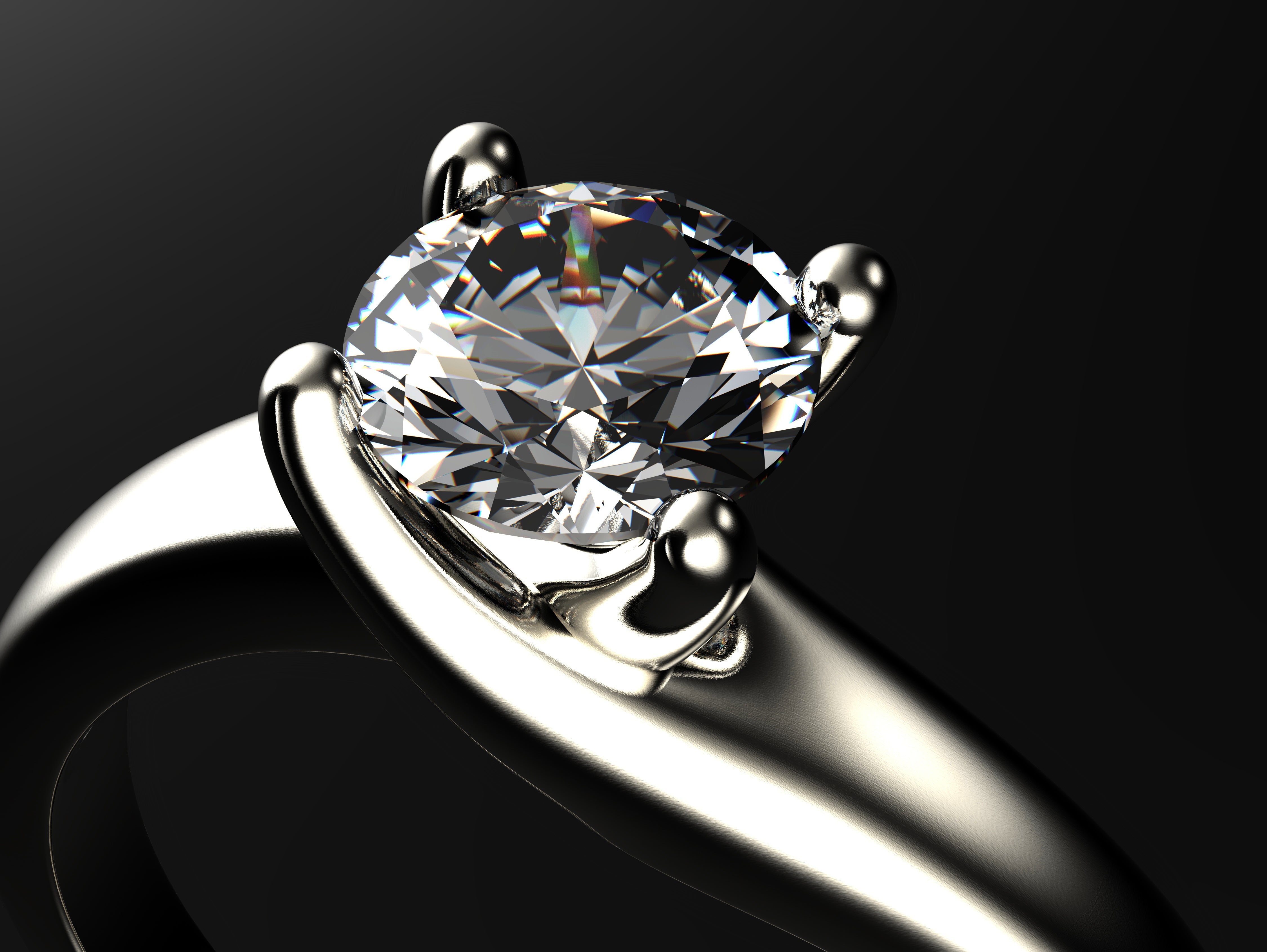 minimalist engagement ring