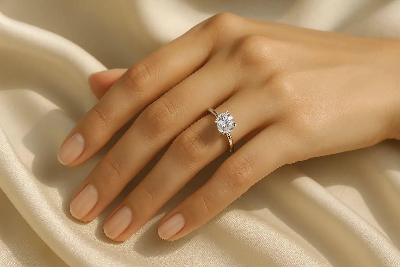 engagement ring, solitaire