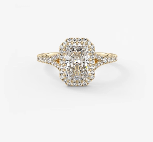 Halo Engagement Ring