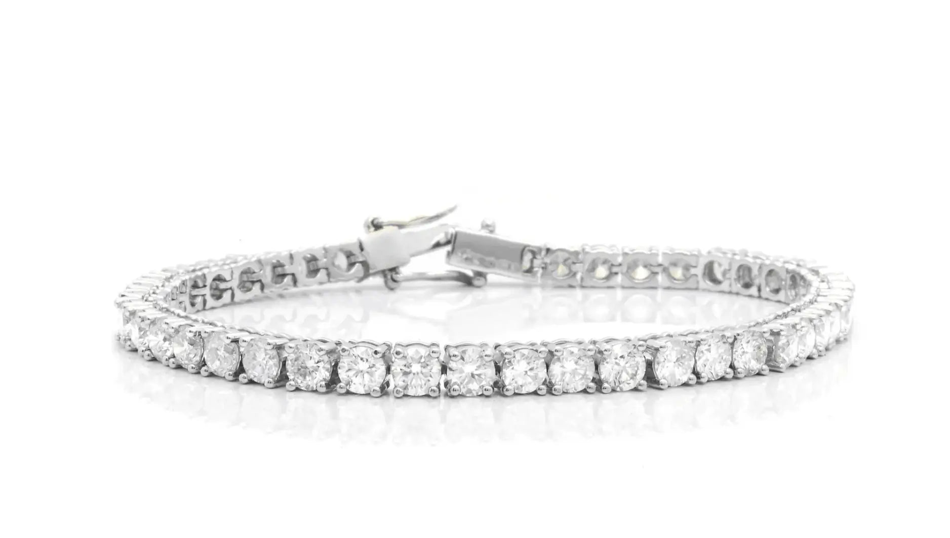 Moissanite tennis bracelet
