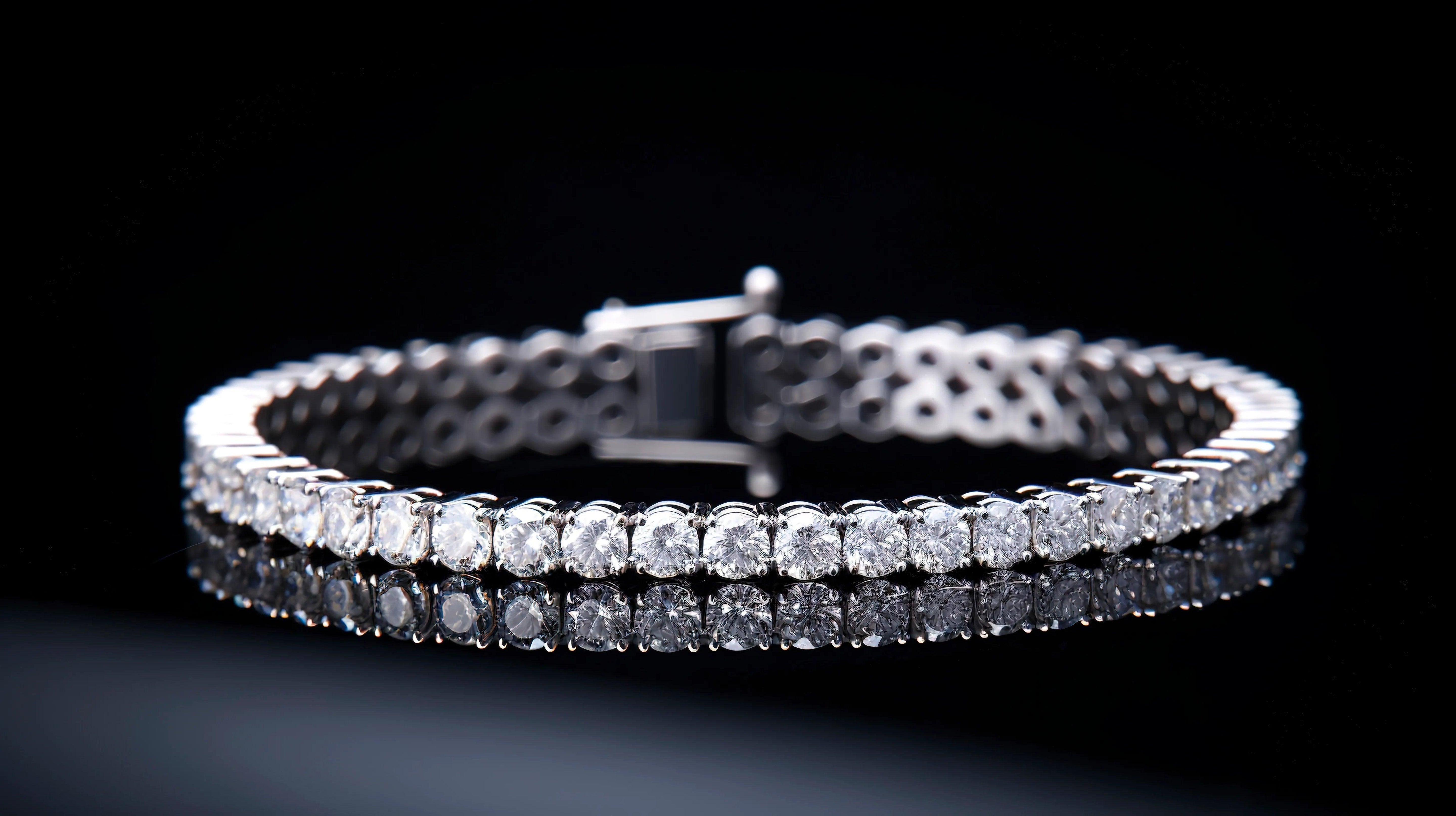 Tennis Bracelet Lab Diamond & Moissanite | Timeless Brilliance