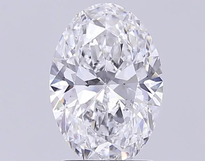 2.03ct Oval Lab Grown Diamond (Colour D, Clarity SI1, IGI Certified)