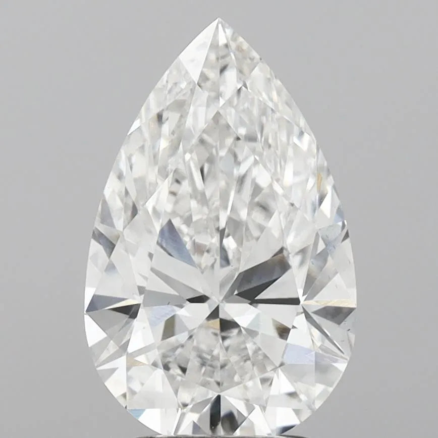 2.56ct Pear Lab Grown Diamond (Colour E, Clarity VS1, IGI Certified)