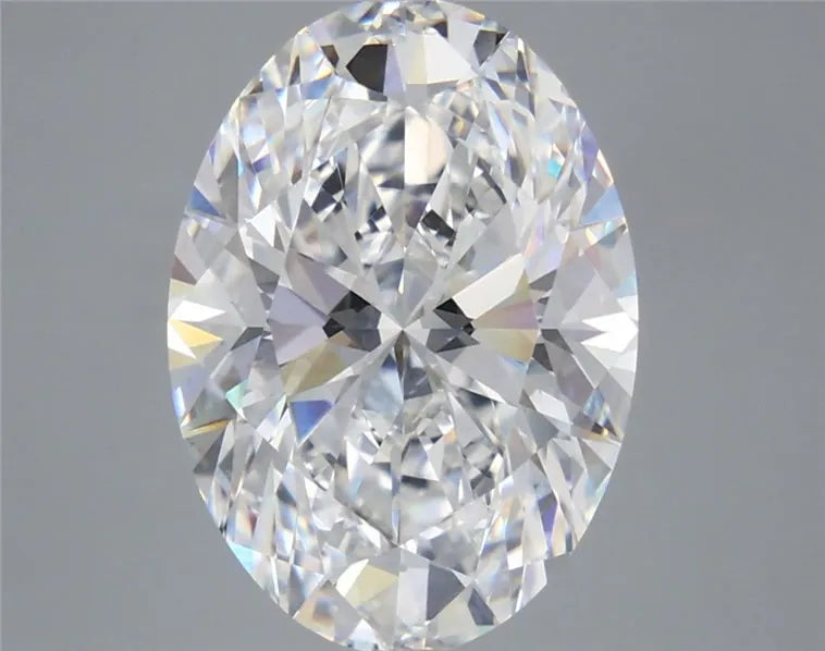 6.58ct Oval Lab Grown Diamond (Colour E, Clarity VVS1, IGI Certified)