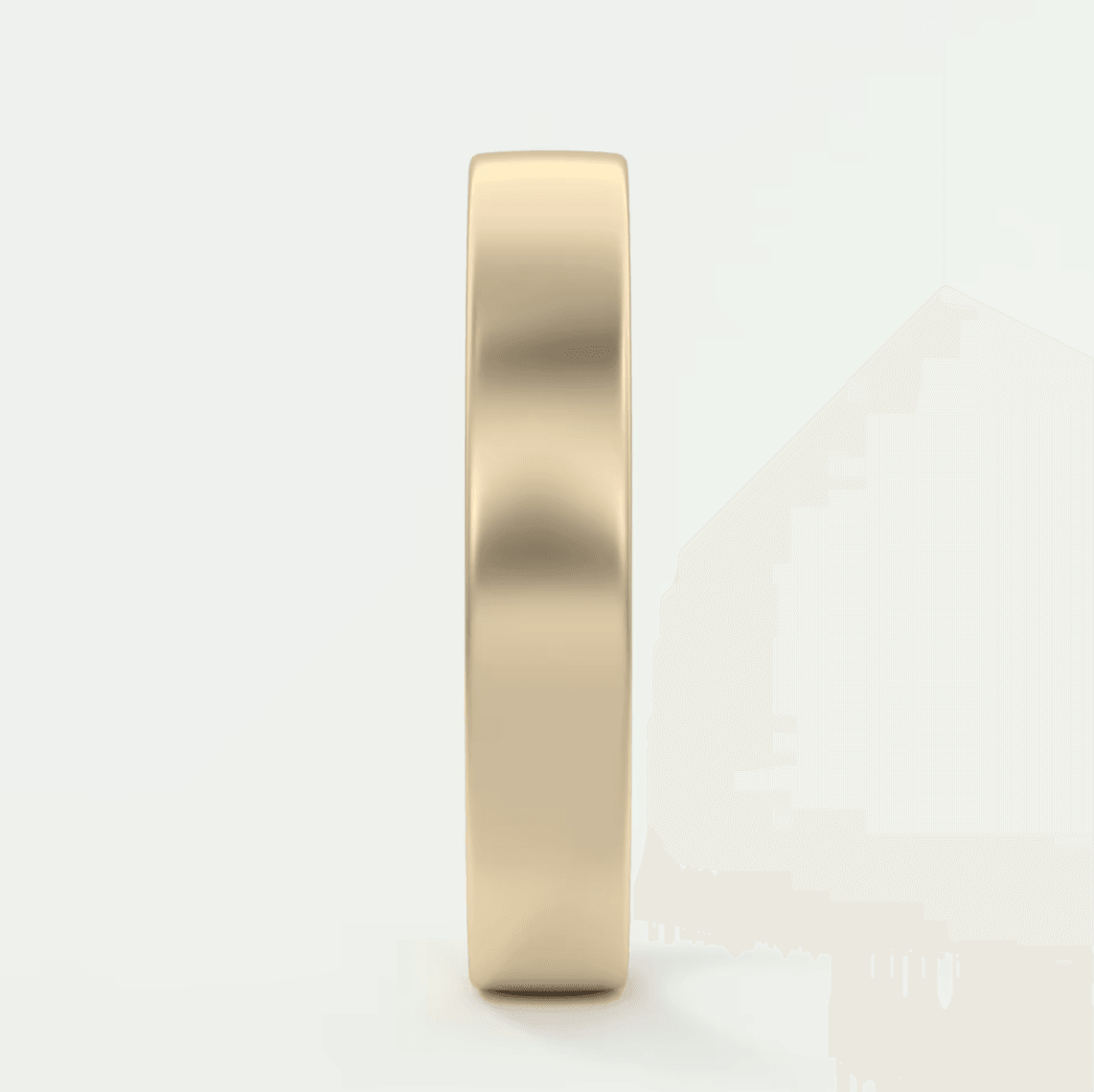 Atlas 4mm Matte Wedding Band – 18K Gold or Platinum