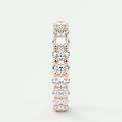 Aurelia Oval Eternity Band – Lab-Grown or Natural Diamonds