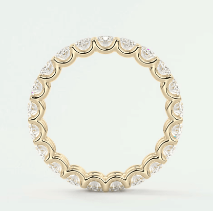 Aurelia Oval Eternity Band – Lab-Grown or Natural Diamonds