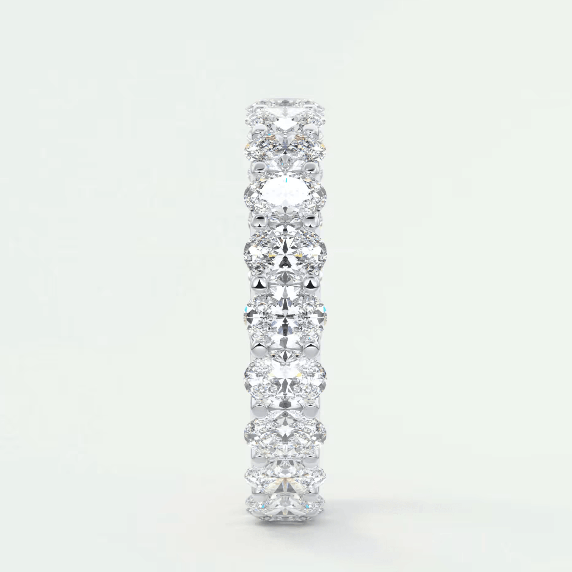 Aurelia Oval Eternity Band – Lab-Grown or Natural Diamonds