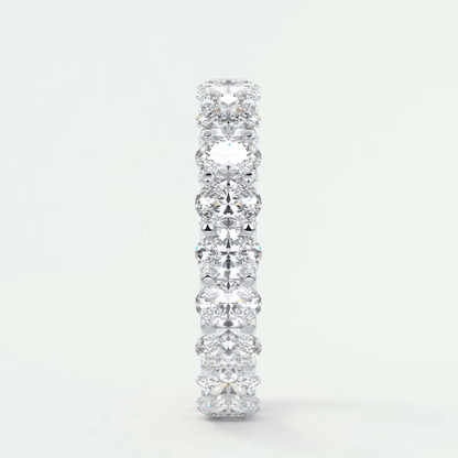 Aurelia Oval Eternity Band – Lab-Grown or Natural Diamonds