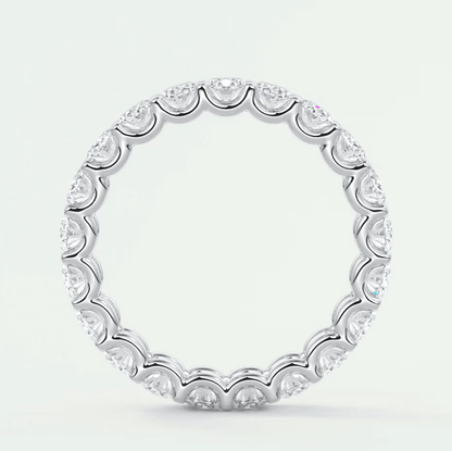 Aurelia Oval Eternity Band – Lab-Grown or Natural Diamonds