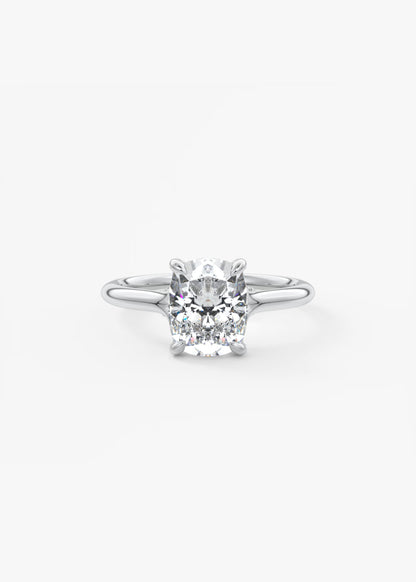 Cassia – Cushion Solitaire with Hidden Pavé