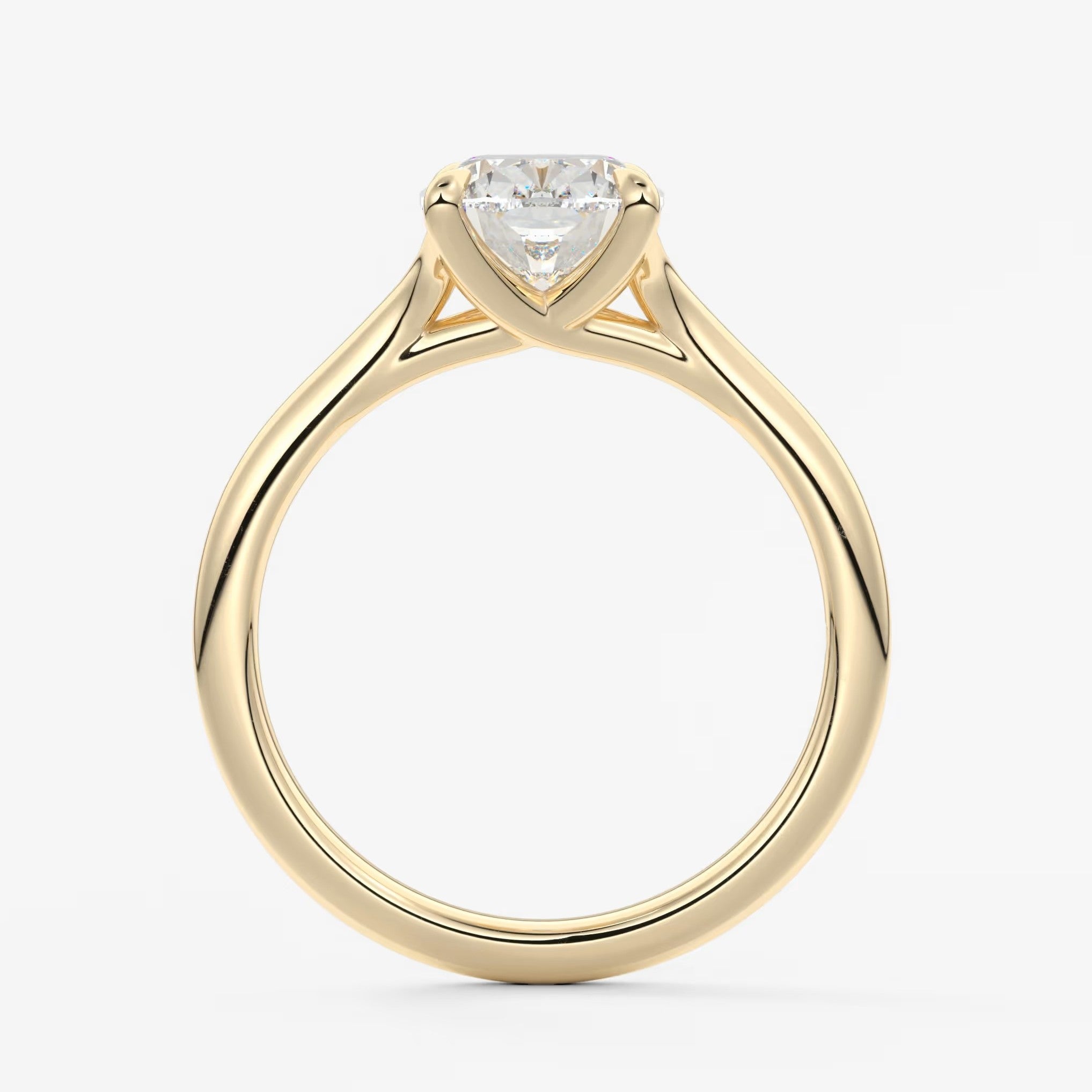Cassia – elongated cushion solitaire engagement ring