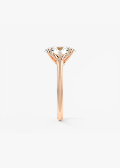 Cassia – Oval Solitaire Engagement Ring