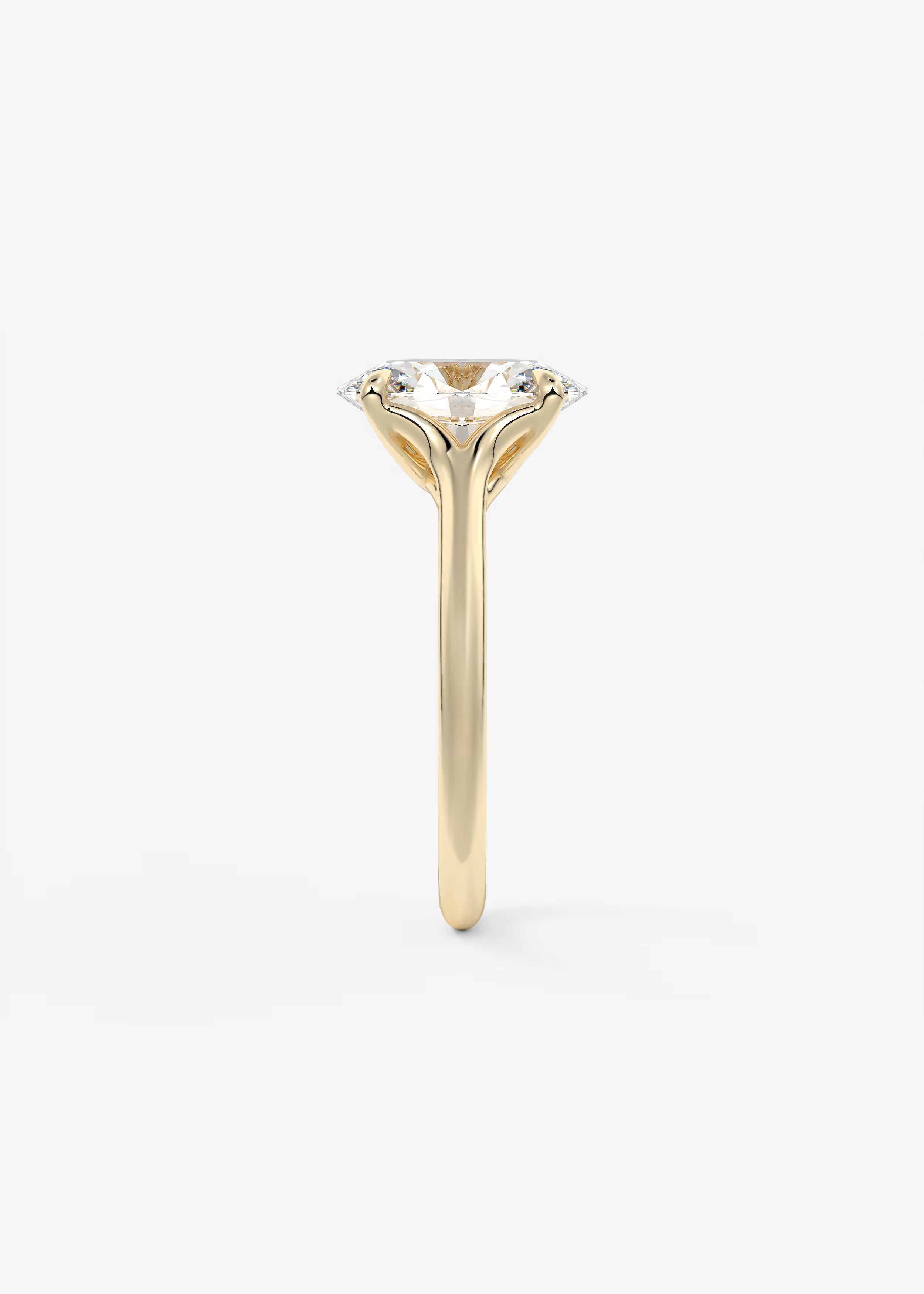 Cassia – Oval Solitaire Engagement Ring