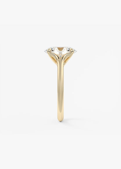 Cassia – Oval Solitaire Engagement Ring
