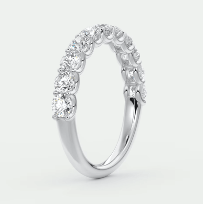 Celestia Half Eternity Band – Lab-Grown or Natural Diamonds