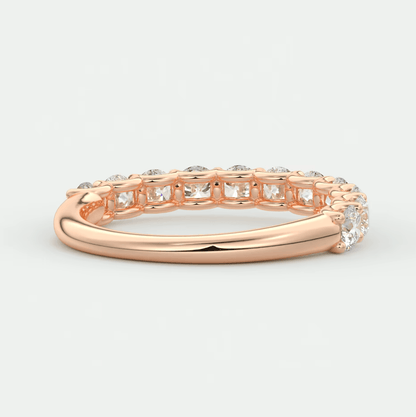 Celestia Half Eternity Band – Lab-Grown or Natural Diamonds