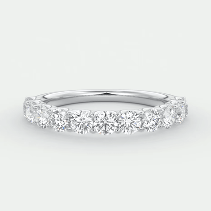 Celestia Half Eternity Band – Lab-Grown or Natural Diamonds