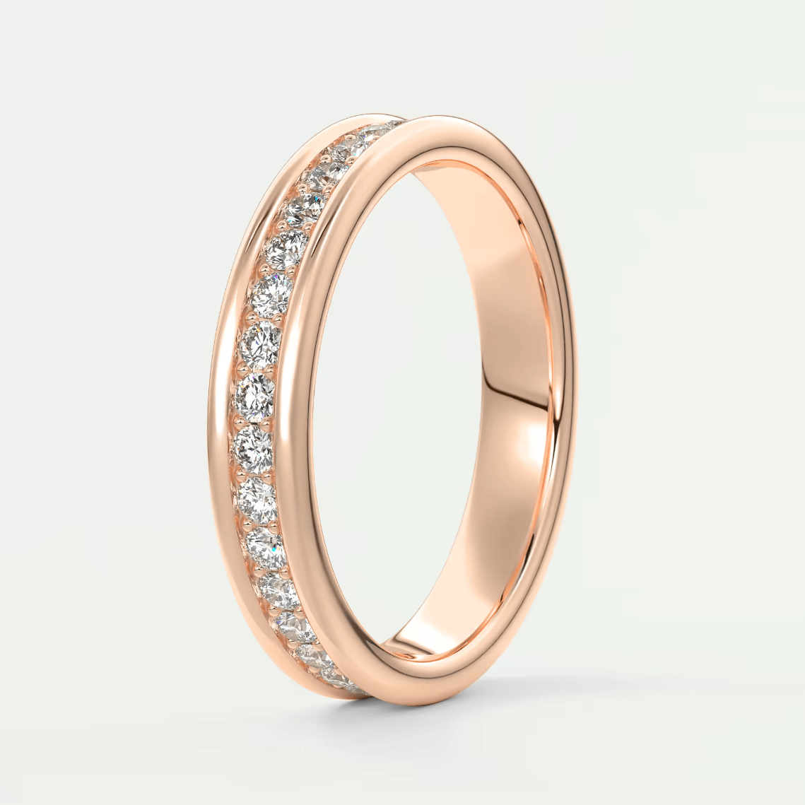 Cressida Channel-Set Wedding Band – Lab-Grown or Natural Diamonds