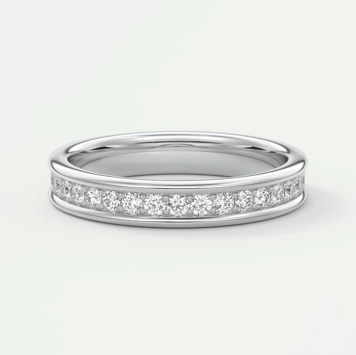 Cressida Channel-Set Wedding Band – Lab-Grown or Natural Diamonds