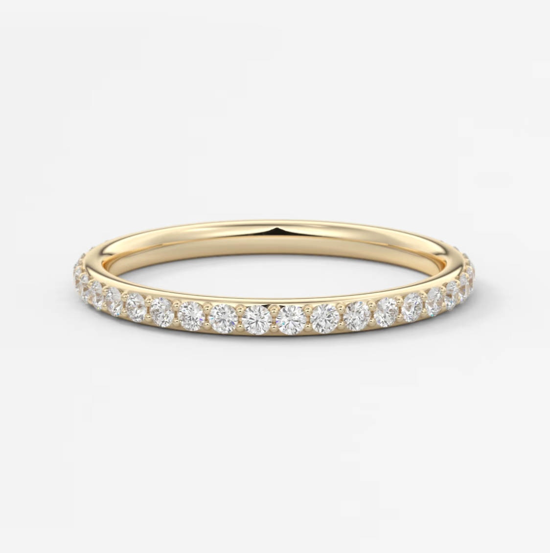 Lunara 1.8mm Eternity Band –  Lab-Grown or Natural Diamonds