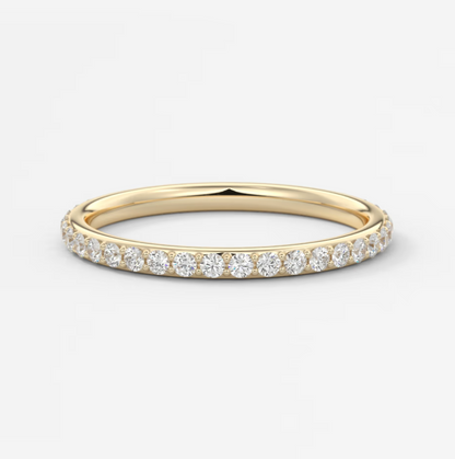 Lunara 1.8mm Eternity Band –  Lab-Grown or Natural Diamonds