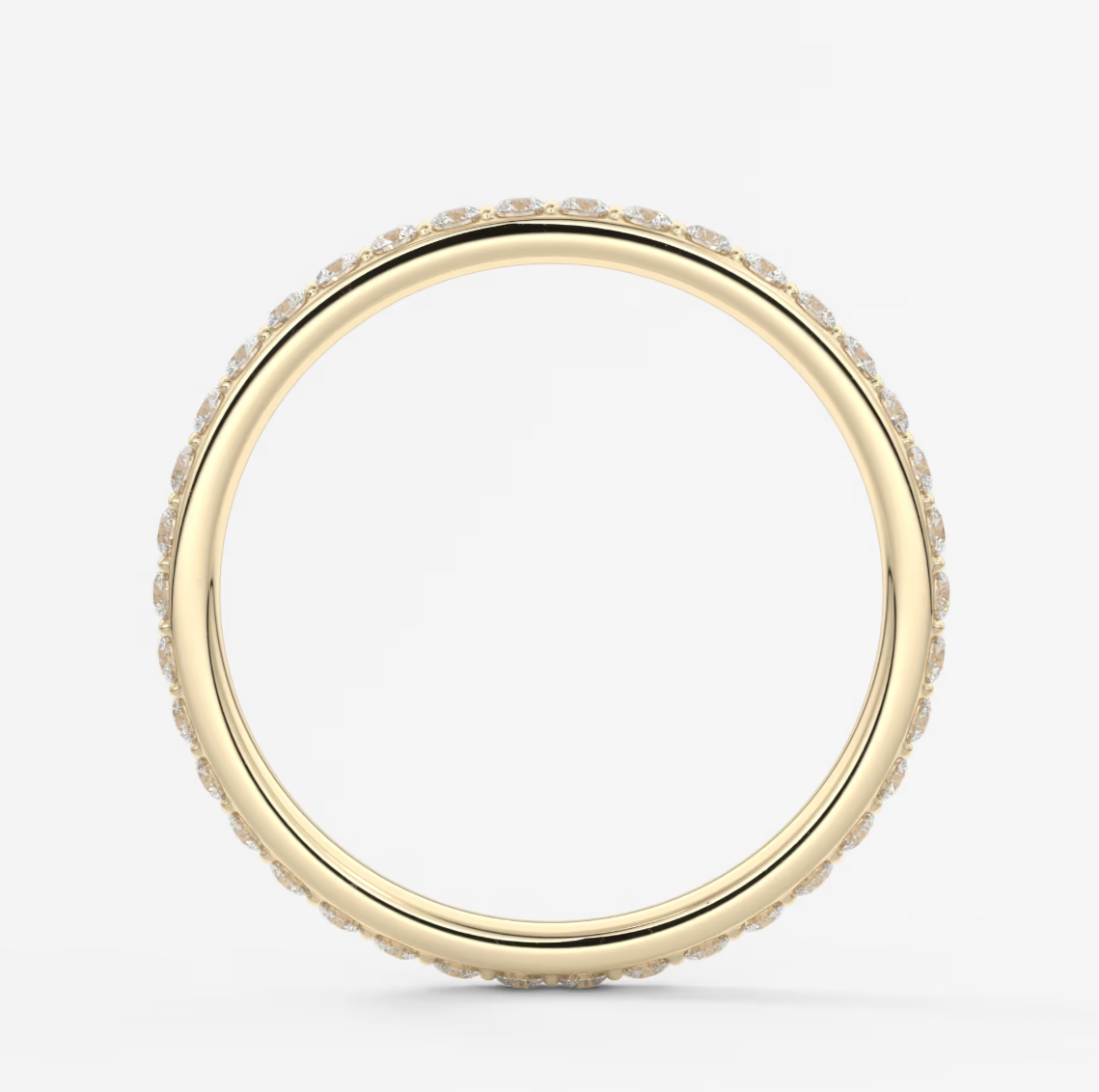 Lunara 1.8mm Eternity Band –  Lab-Grown or Natural Diamonds