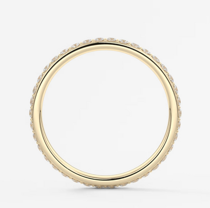 Lunara 1.8mm Eternity Band –  Lab-Grown or Natural Diamonds