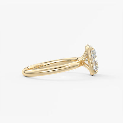 Taylor Cushion Bezel Engagement Ring – Lab-Grown Diamond or Moissanite