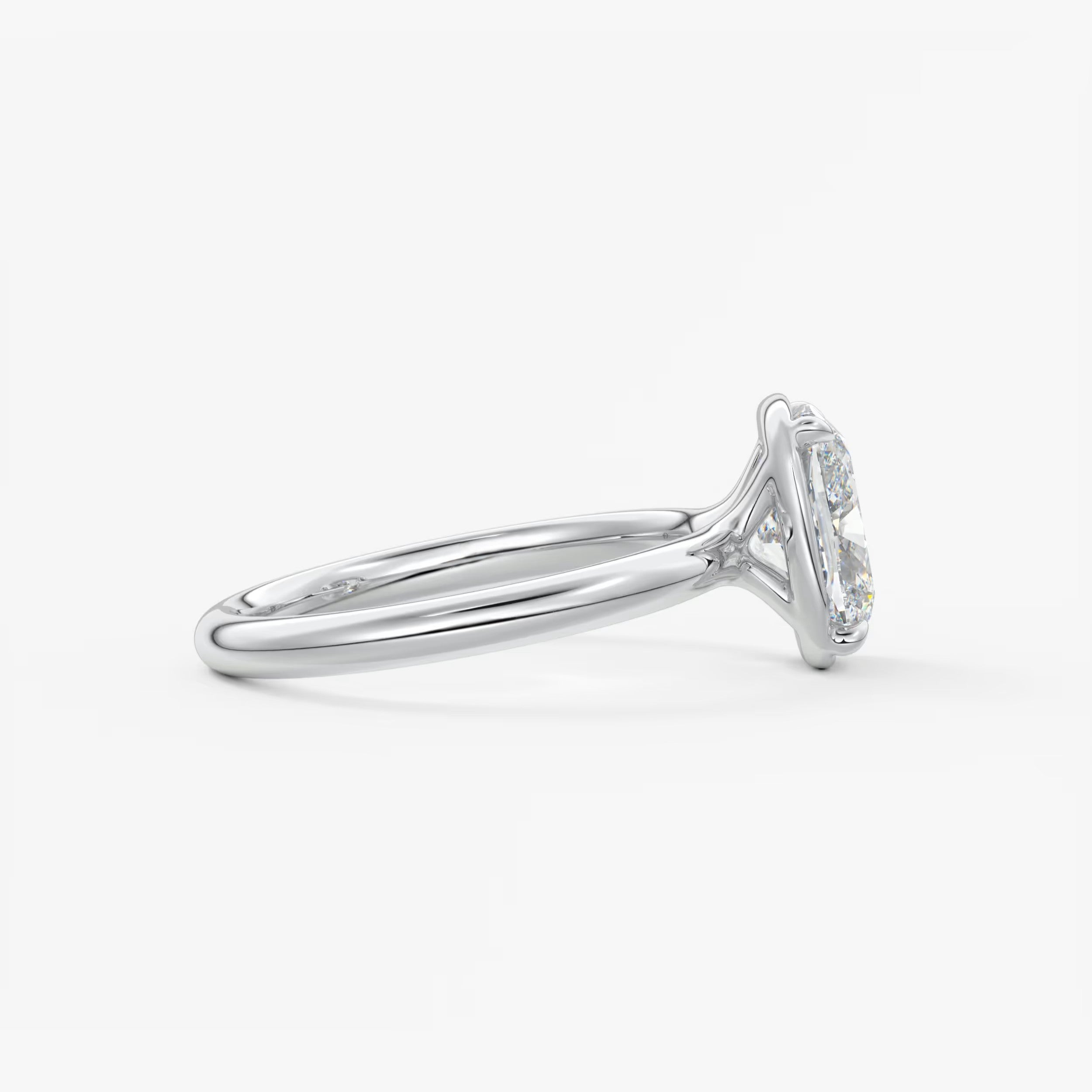 Taylor Cushion Bezel Engagement Ring – Lab-Grown Diamond or Moissanite